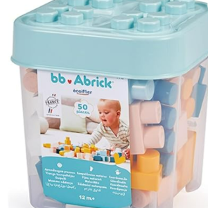 Jouets Ecoiffier - 7916 - Mes premières Briques - BB Abrick - Jeu d'eveil - 50 pces - A partir de 12 Mois